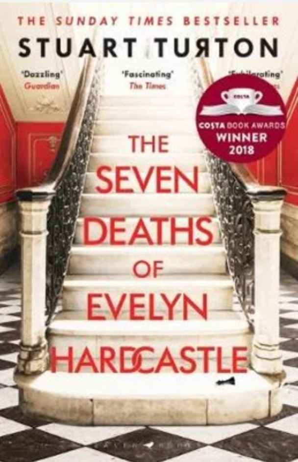 book title The Seven Deaths of Evelyn Hardcastle by Stuart Turton.JPG